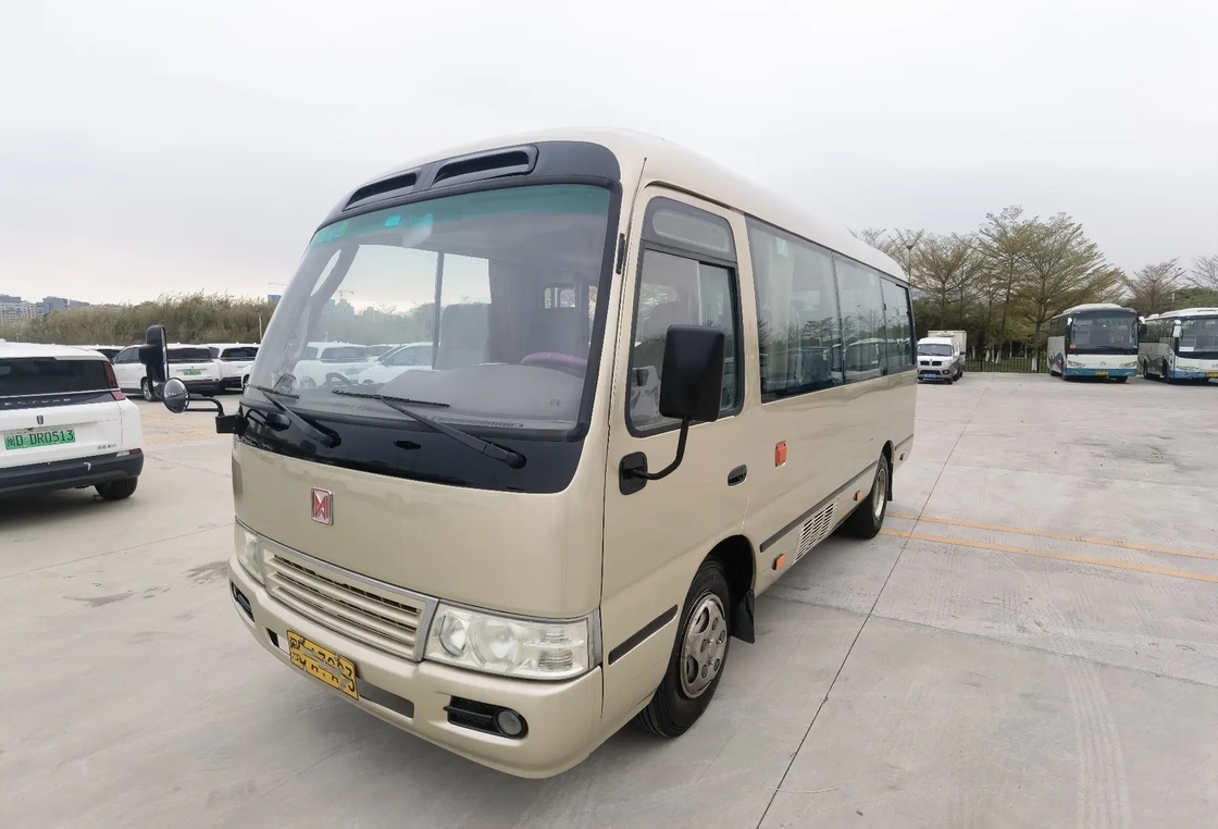 ?a mão Mini Bus Champagne Color 19 assentos Front Engine Floding Door 6 medidores de pousa-copos usada JX6602 de JMC