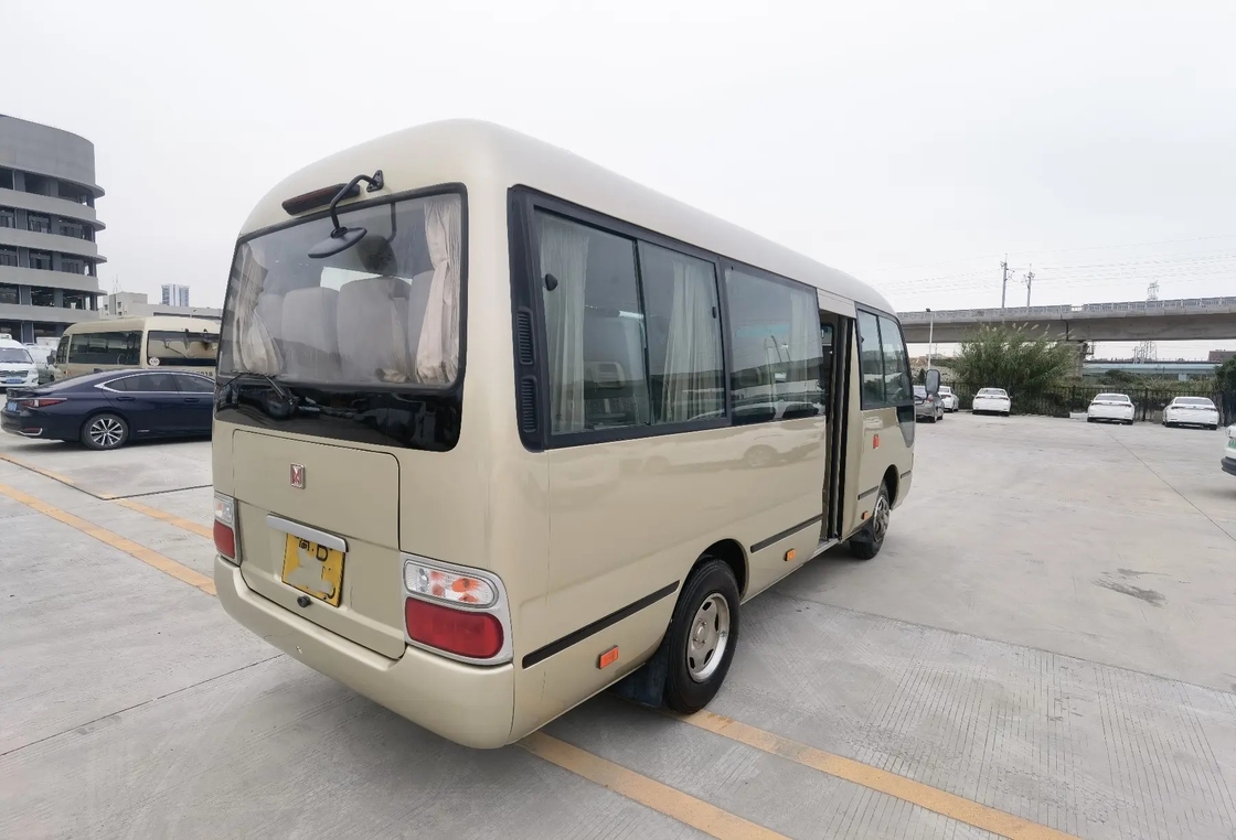 ?a mão Mini Bus Champagne Color 19 assentos Front Engine Floding Door 6 medidores de pousa-copos usada JX6602 de JMC