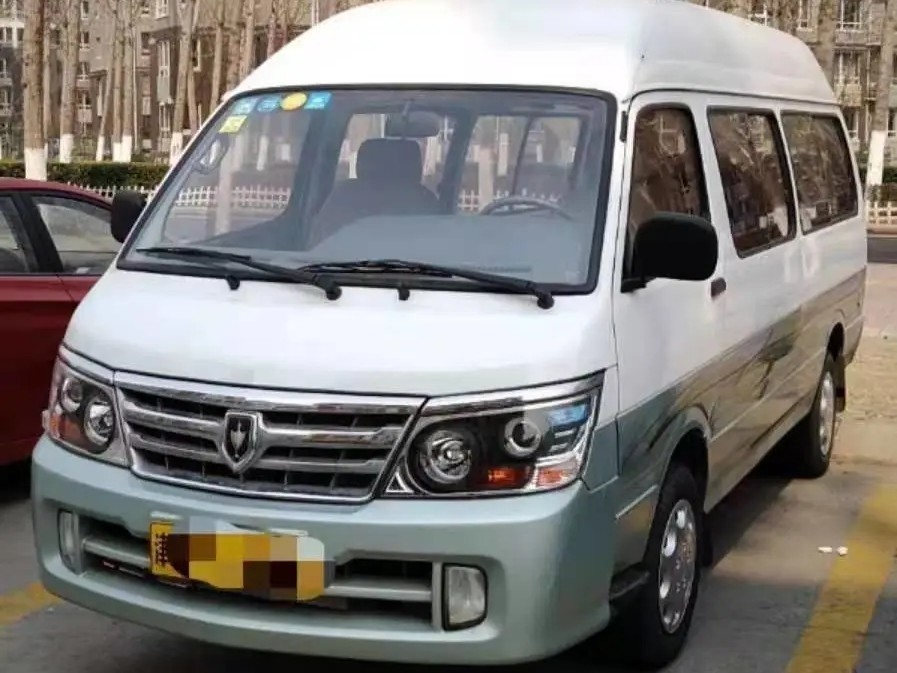 Do condicionador de ar grande da janela de deslizamento dos assentos JINBEI minibus usado SY6548 da mão Hiace de Mini Coach High Roof 14 ò