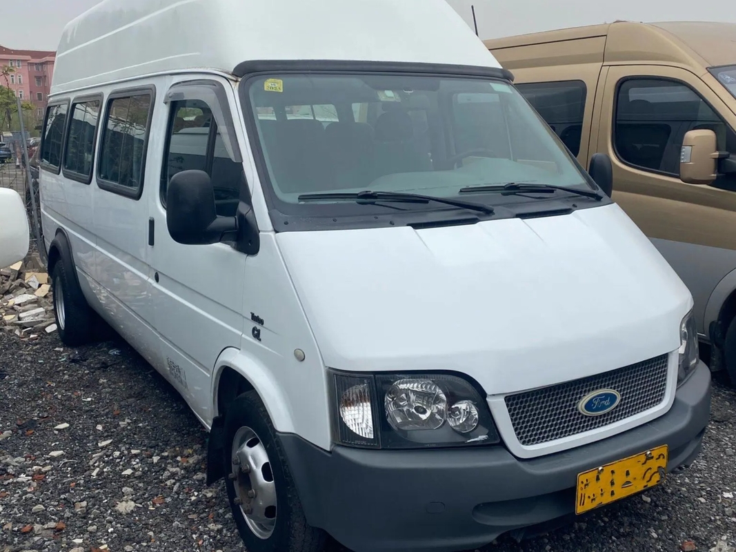 O EURO usado IV de Mini Bus telhado alto Front Engine 6 de 17 assentos mede a mão de segundo Ford Tansit da janela de deslizamento JX6600
