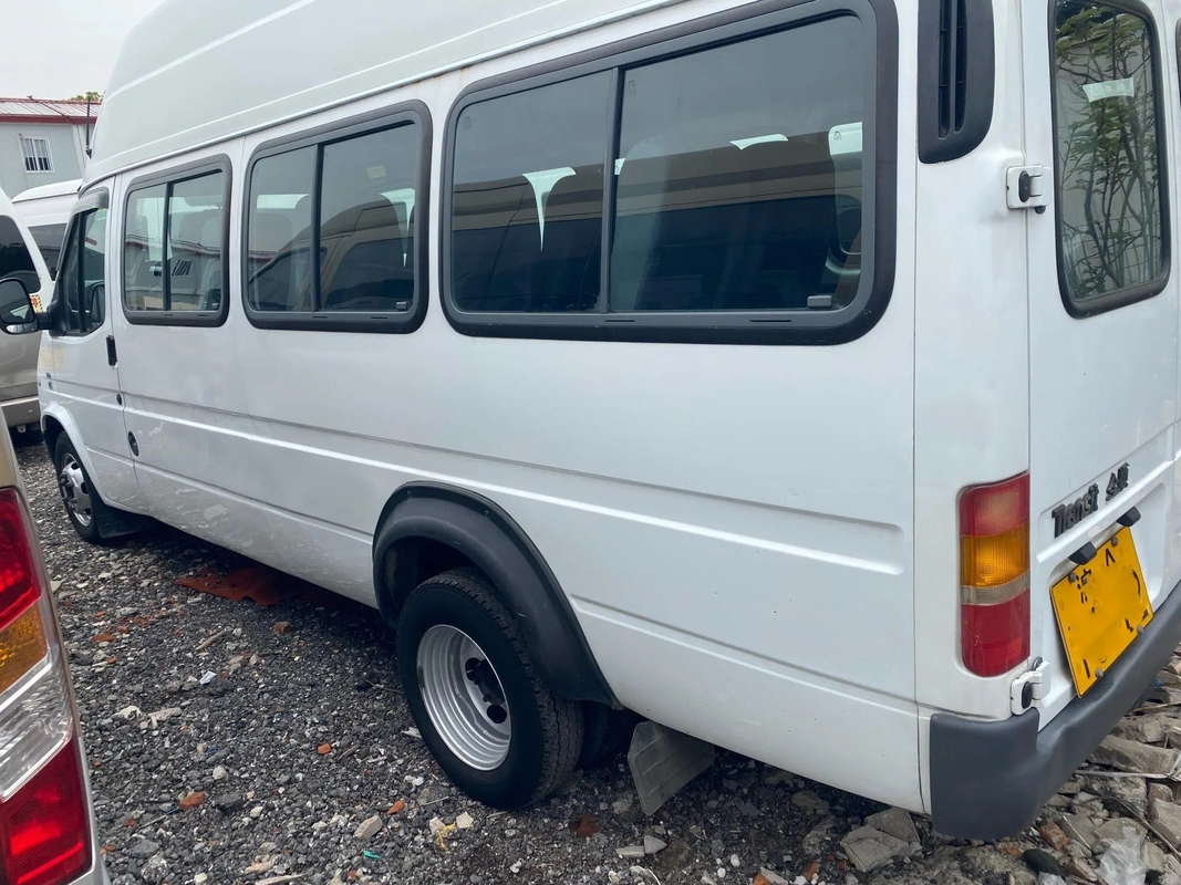 O EURO usado IV de Mini Bus telhado alto Front Engine 6 de 17 assentos mede a mão de segundo Ford Tansit da janela de deslizamento JX6600