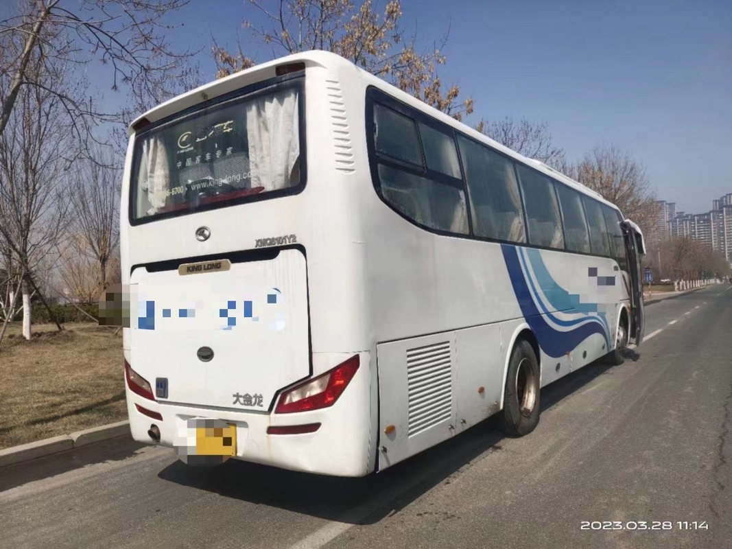 ò ônibus da mão 10,5 medidores que selam o ônibus usado XMQ6101 de Kinglong dos assentos da porta 47 do passageiro da janela condicionador de ar médio