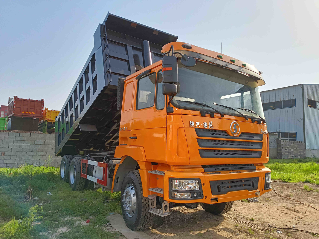a ?a cabine do telhado liso de caminhão de mão 8,7 medidores rapidamente de caixa de engrenagens 380hp 6×4 usou o caminhão basculante de SHACMAN D'LONG F3000