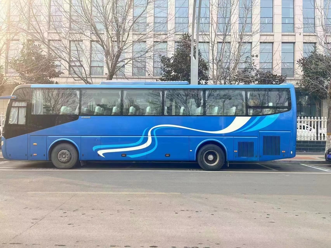 Portas dobro dos assentos do motor 55 de Weichai do ônibus de excursão da segunda mão que selam a janela 11,5 medidores de Tong novo usado ZK6127