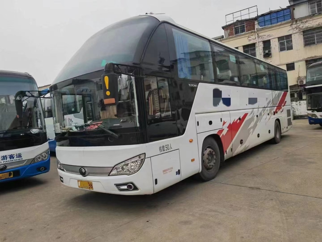 Treinador usado Bus 12 2 do condicionador de ar médio dos assentos da porta 50 dos para-brisas medidores de ônibus traseiro ZK6122 de Yutong do motor