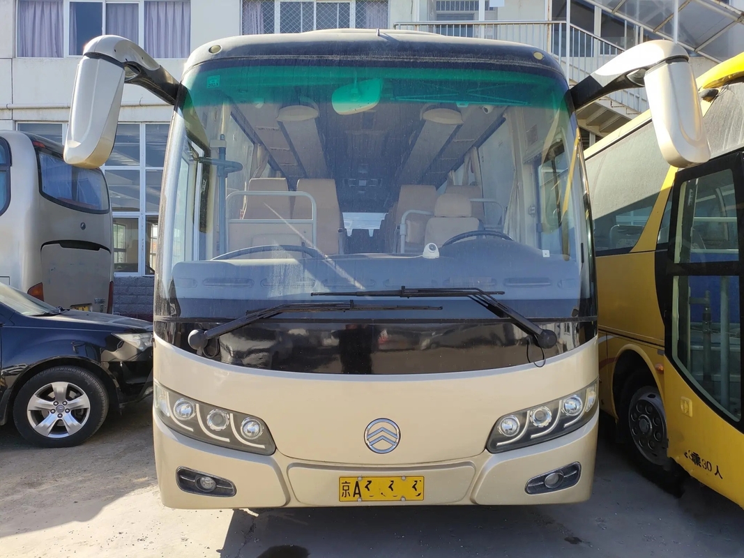 ò a transmissão manual do EURO IV do condicionador de ar da porta dos assentos do treinador 37 da mão único usou Dragon Bus dourado XML6857
