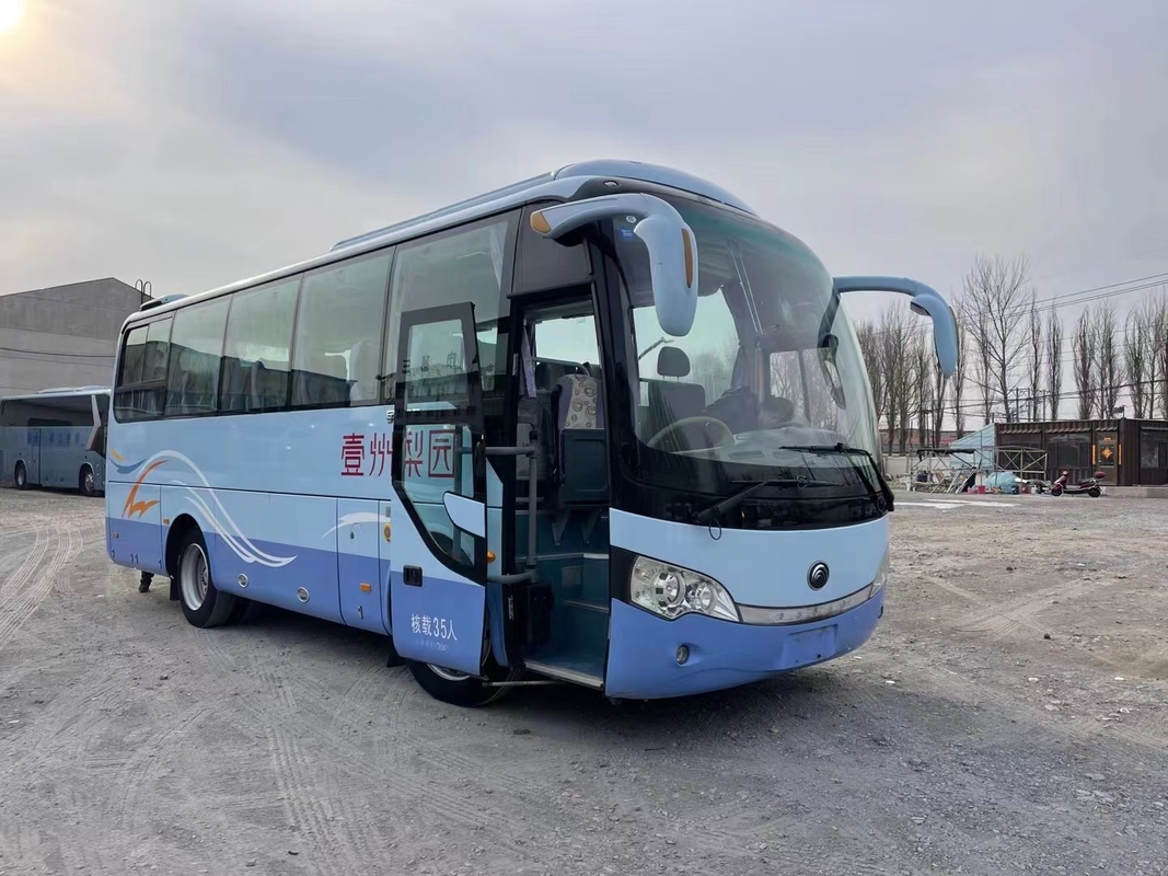 A mão esquerda usada do ônibus do trânsito conduz 35 porta nova de Tong Bus ZK6808 da ?a mão dos assentos a única 8 medidores