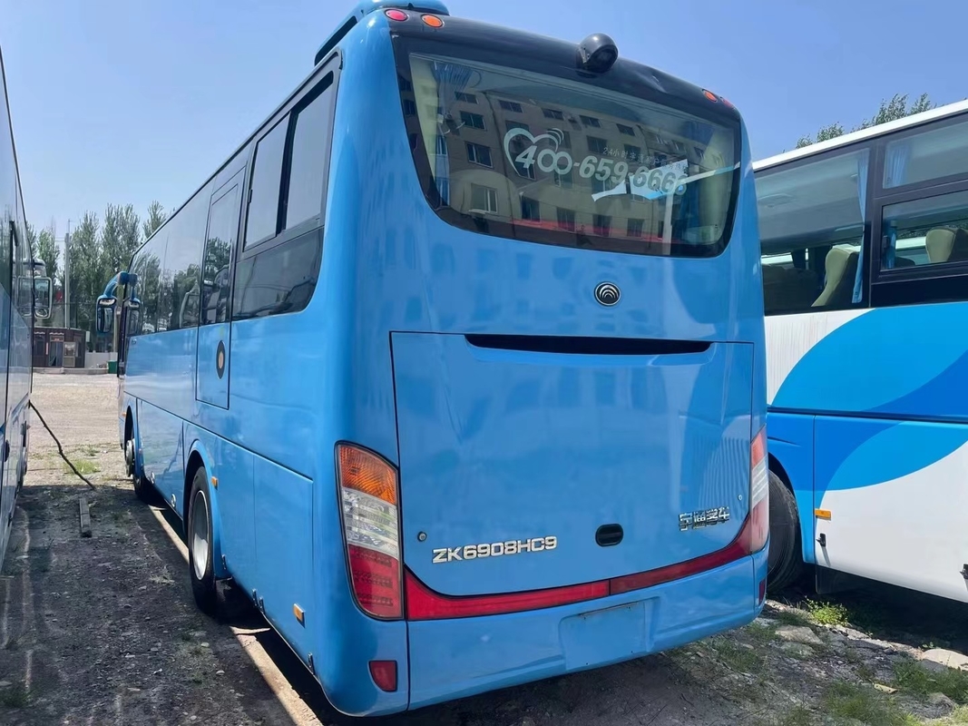 Motor usado 245hp de Yuchai dos assentos do ônibus e do treinador 39 Tong raro ZK6908 de 2015 jovens do motor da cor azul do ano