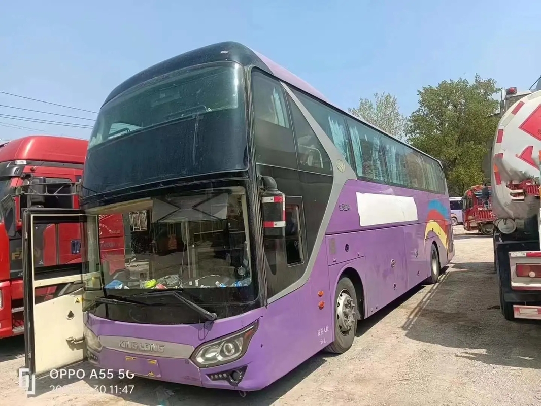 Porta usada Kinglong XMQ6119 do condicionador de ar dos assentos da suspensão 54 da bolsa a ar do motor de Weichai do ônibus de excursão única