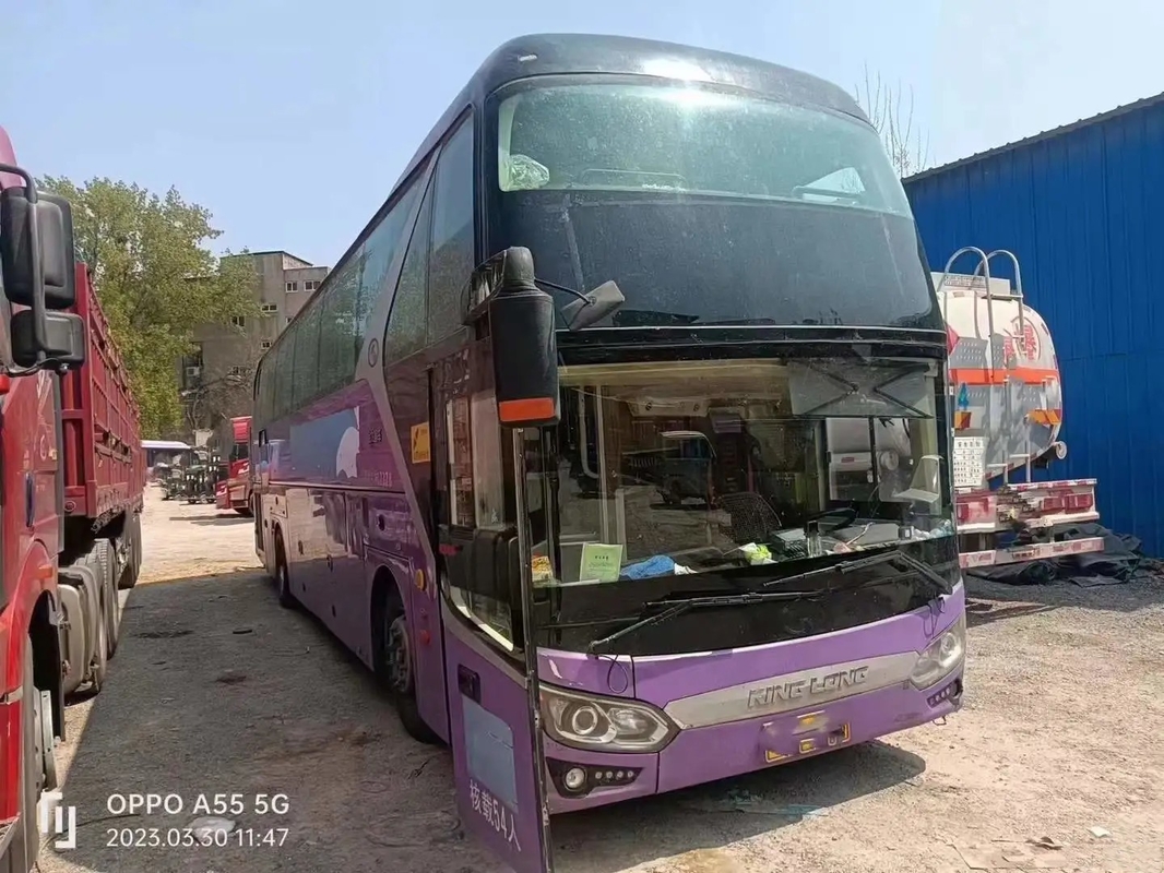 Porta usada Kinglong XMQ6119 do condicionador de ar dos assentos da suspensão 54 da bolsa a ar do motor de Weichai do ônibus de excursão única