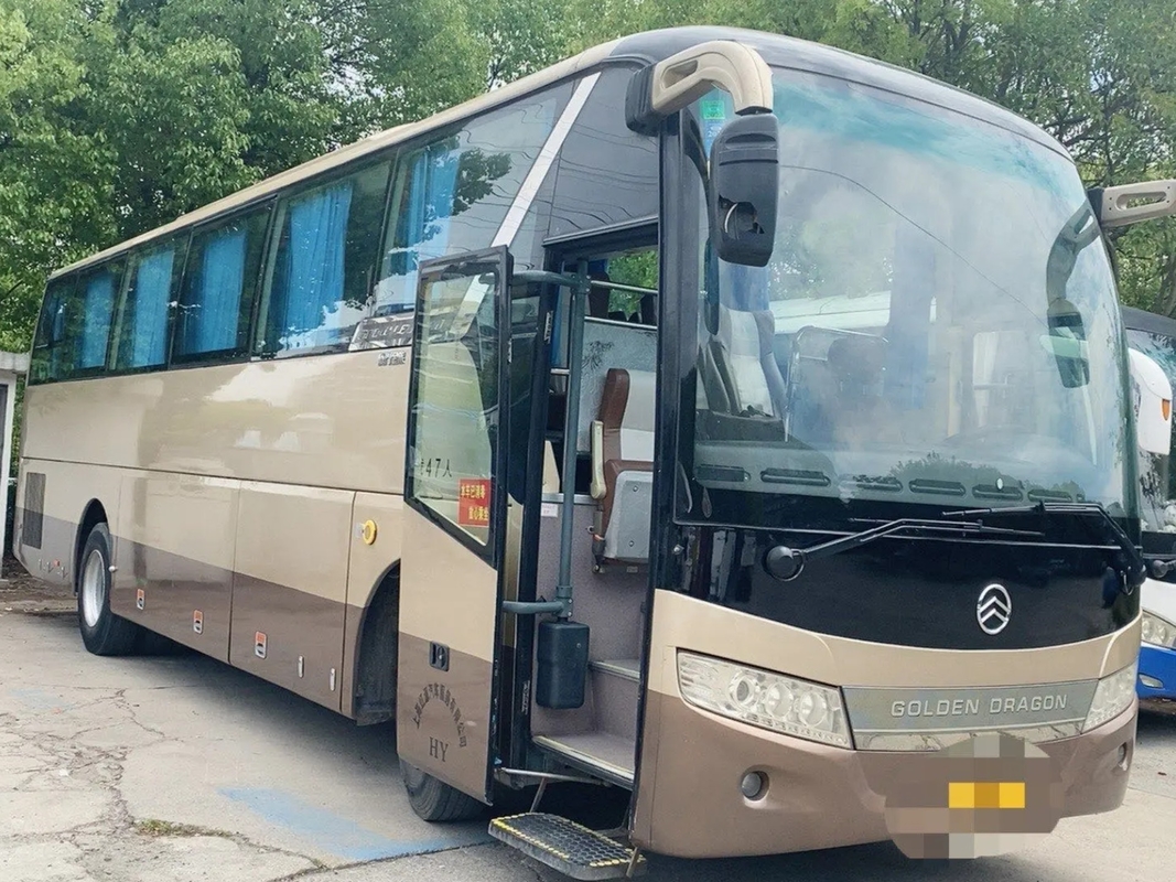 Mão da porta do motor de Yuchai dos assentos da suspensão 47 da bolsa a ar do ônibus do passageiro dragão dourado usado XML6113 da única ?a