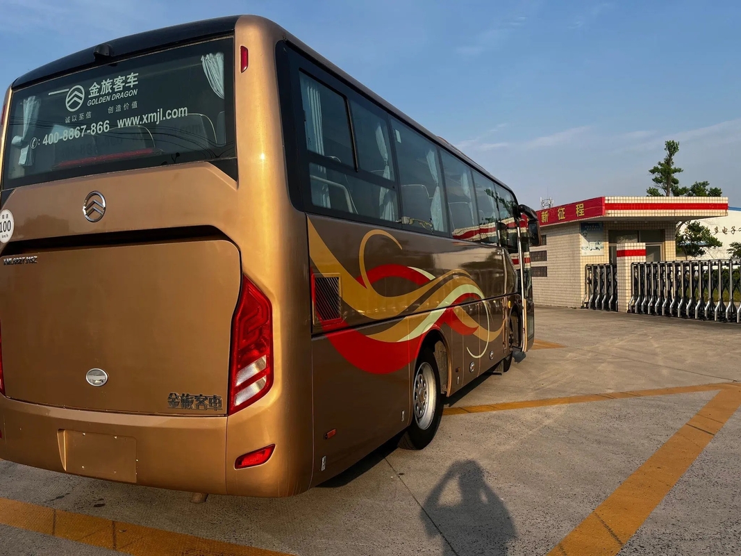Transmissão manual usada do ônibus da cidade 8 medidores 34 assentos que selam o dragão dourado XML6827 do condicionador de ar da janela
