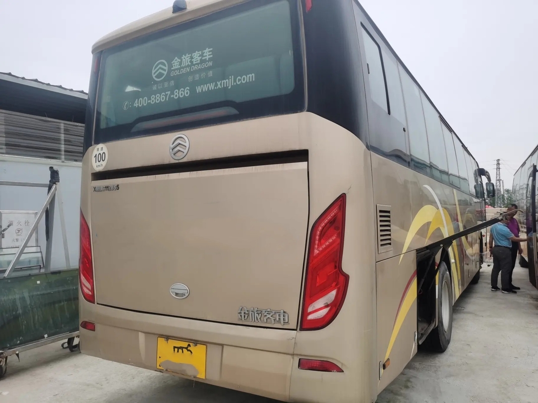 O motor 245hp de Weichai dos assentos do ônibus 50 do motor diesel usou porta dourada da mola de lâmina do dragão XML6112 a única com A/C