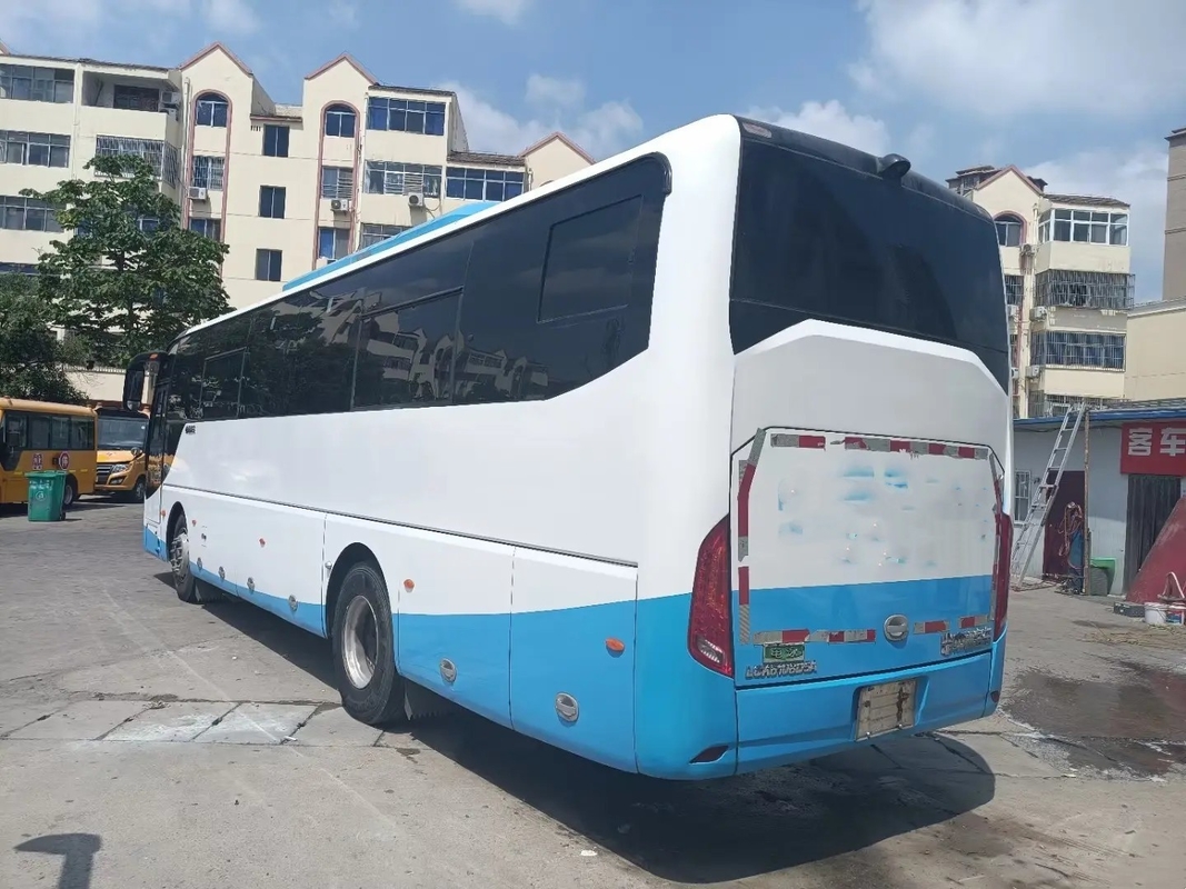 Ônibus usado Front Engine da igreja 6 assentos da mola de lâmina 45 dos cilindros 220hp com condicionador de ar Zhongtong LCK6108D