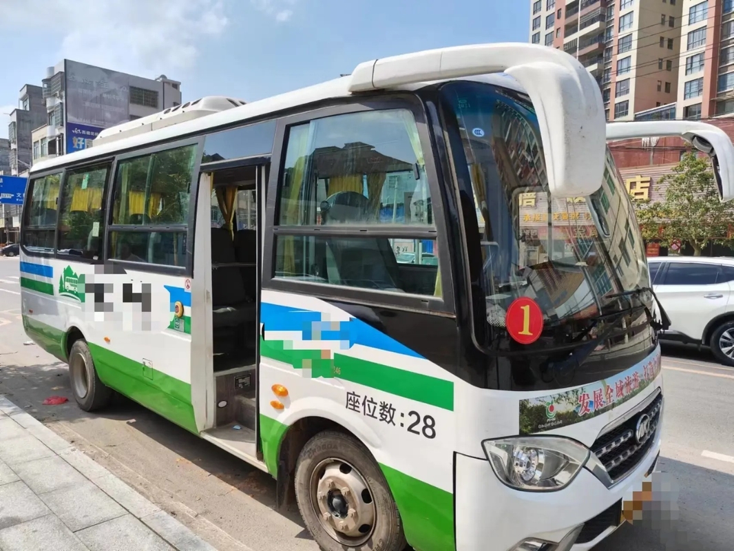 Ford Minibus Front Weichai Engine usado 28 assenta a janela que de deslizamento 2020 anos 7 medem o ò ônibus HFF6739 de Ankai da mão