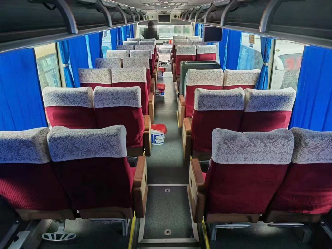 o ò ônibus da mão duas partes de Front Windshield 39 medidores Usd longos Yutong do motor 12 de Weichai dos assentos transporta ZK 6122