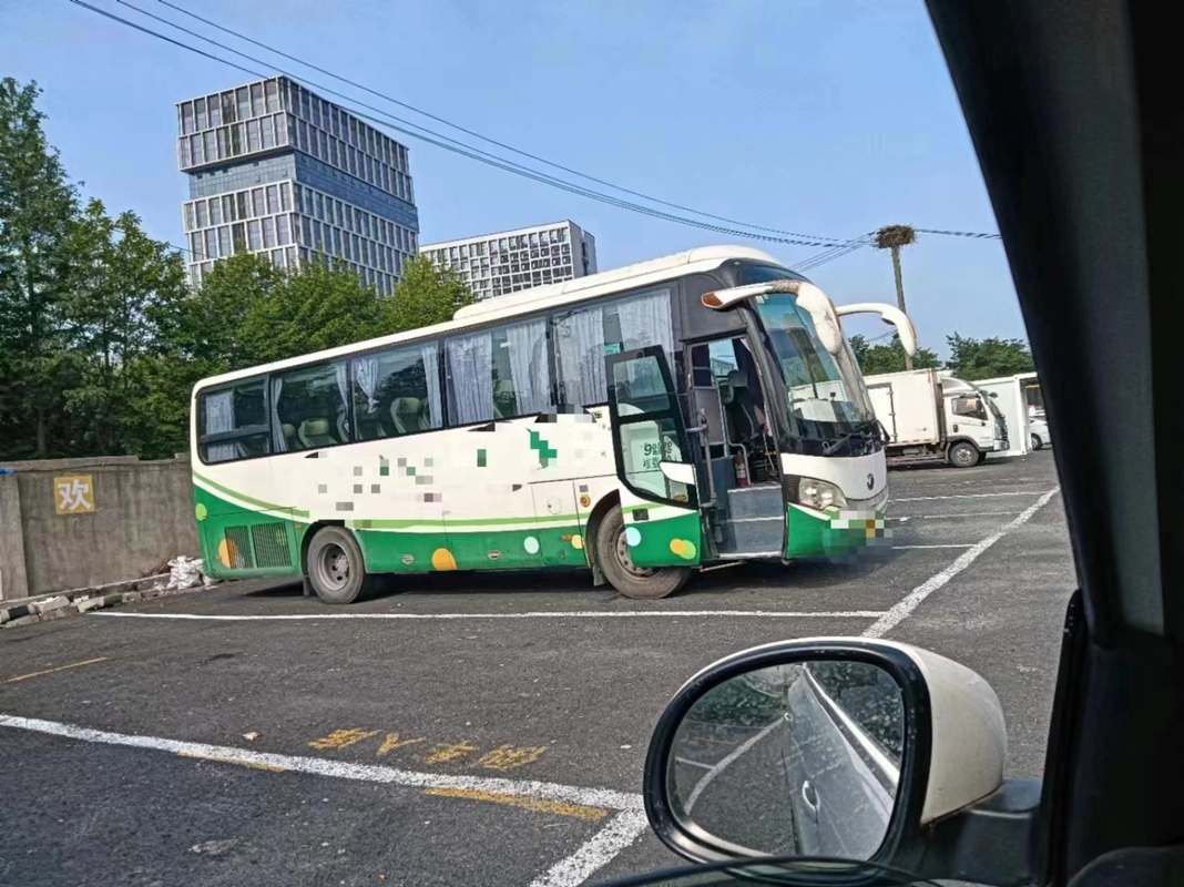 Ônibus curto usado assentos raros do motor 39 de 9 medidores que selam a cremalheira de bagagem Youngtong da janela LHD/RHD ZK6908