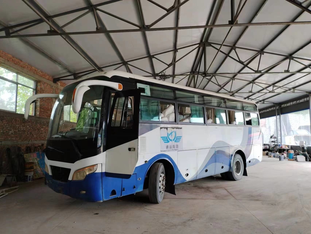 A camioneta expresso usada Front Engine 41 assenta minibus ZK6892D de Yutong da mola de lâmina do condicionador de ar da janela de deslizamento o ò