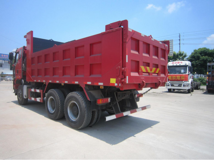 Cilindros lisos usados FAW Tipper Truck RHD do padrão de emissão 6 do EURO II da cabine do modo da movimentação dos caminhões basculantes 6×4