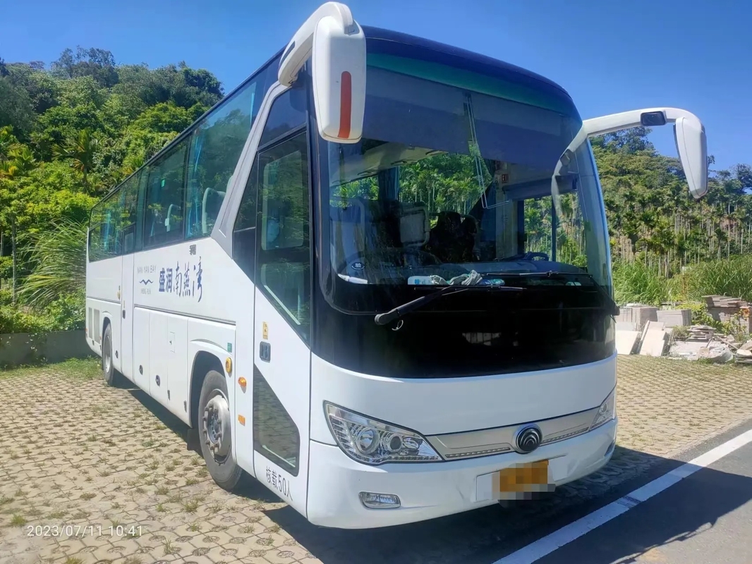 Os treinadores de passageiro usados lâmina da movimentação rara da mão esquerda do motor das portas dobro dos assentos da mola 50 ônibus ZK6119 de Yutong da mão o ò