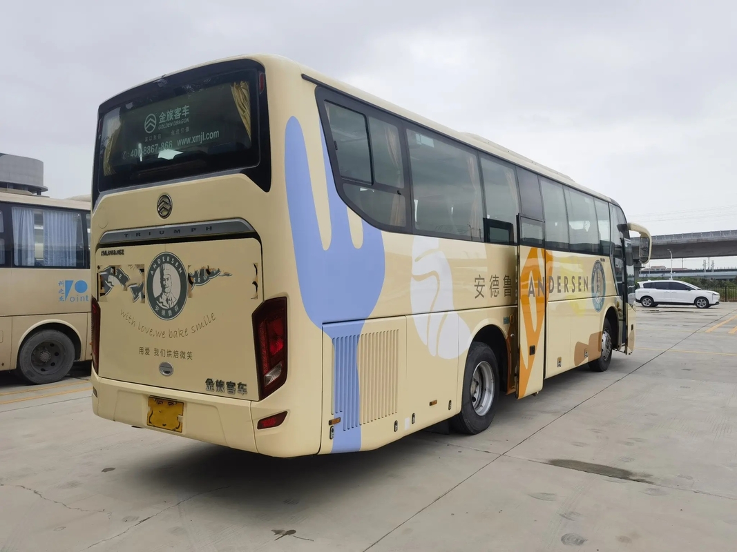 Compartimento de bagagem luxuoso usado dos assentos da transmissão manual 46 do ônibus dragão dourado XML6102 do A/C de 2018 anos