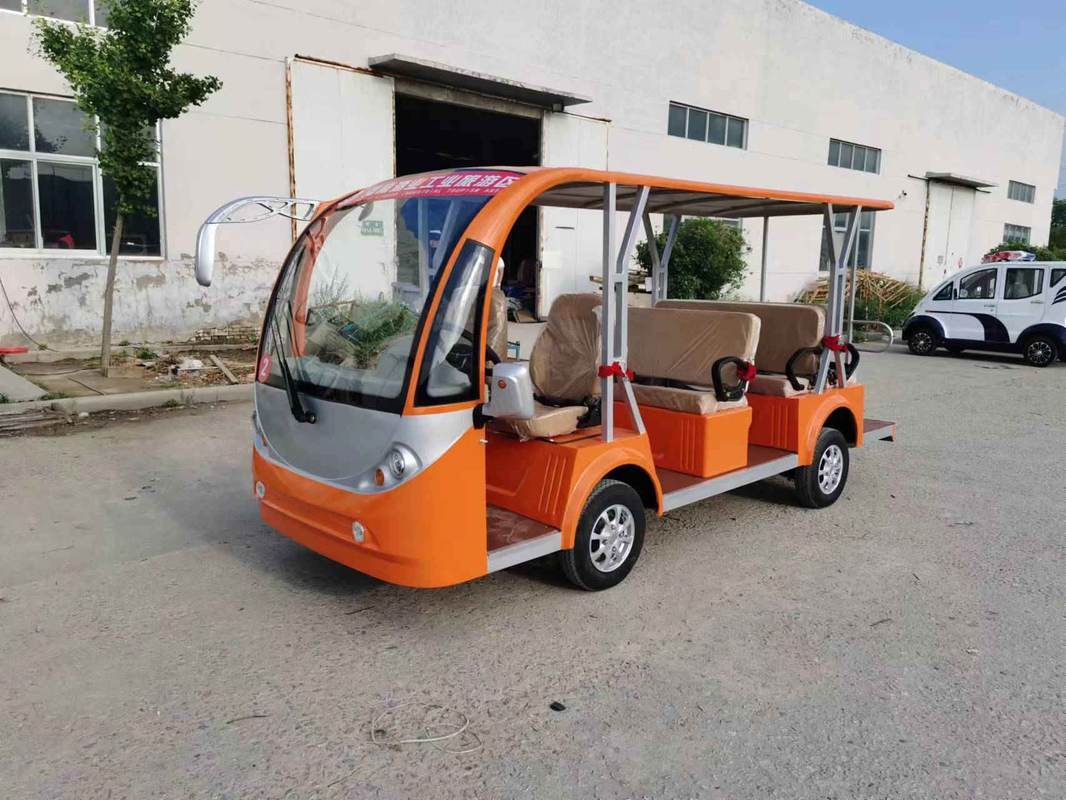Distância livre de manutenção acidificada ao chumbo Sightseeing elétrica usada da bateria 80-100 quilômetro do ônibus dos assentos do ônibus 6-16 do trânsito