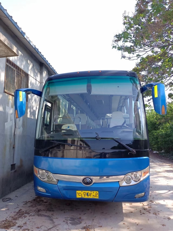 Portas dobro dos assentos do motor 55 de Weichai do ônibus de excursão da segunda mão que selam a janela 11,5 medidores de Tong novo usado ZK6127