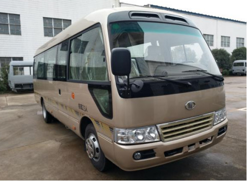 Ônibus pequeno usado marca chinesa Mudan Minibus 23 lugares volante à direita