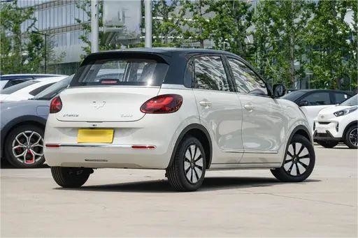 Veículos de energia nova em segunda mão Wuling Bingo Light Coffee Color 333KM Modelo