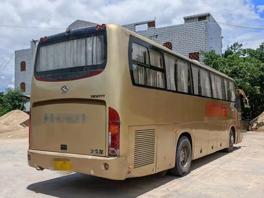 Autobus de segunda mão 49 lugares Autobus Kinglong usado XMQ6117 Yuchai Motor 240hp EURO 3