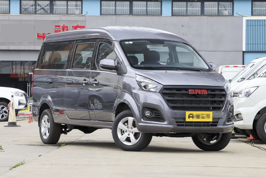 Mini Vans Usados de 9 lugares Marca chinesa Jinbei Hiace Motor a gasolina Com A/C