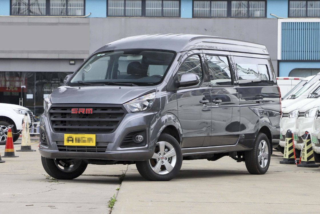Mini Vans Usados de 9 lugares Marca chinesa Jinbei Hiace Motor a gasolina Com A/C