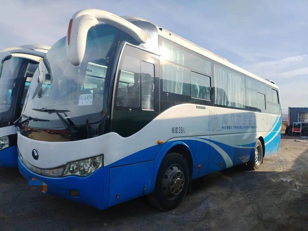 Youngtong 39 lugares Usado ônibus ZK6879 folha primavera porta única bom A / C