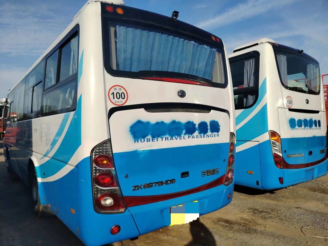 Youngtong 39 lugares Usado ônibus ZK6879 folha primavera porta única bom A / C