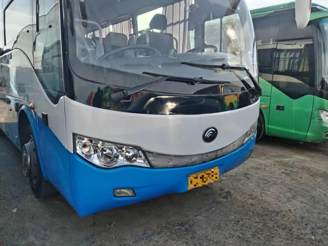 Youngtong 39 lugares Usado ônibus ZK6879 folha primavera porta única bom A / C