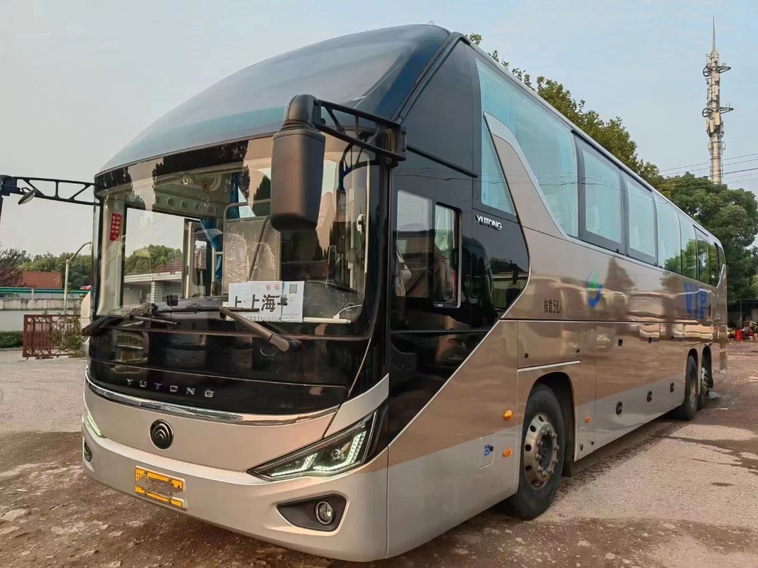 2020 Ano Usado Ônibus Diesel 56 Assentos Dupla Porta VIP Ônibus Yutong ZK6137