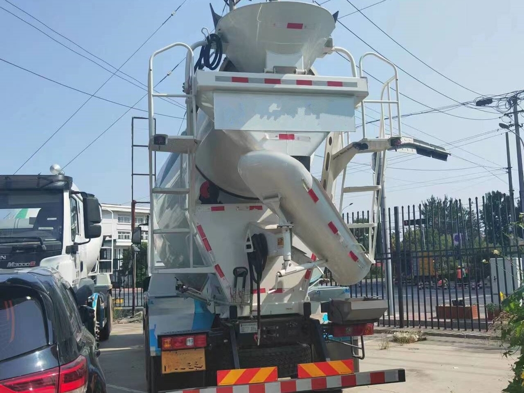 Shacman camião de cimento usado 8*4 modo de condução 12 euro cúbico 5 telhado plano