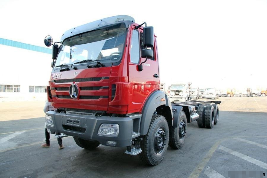 Beiben caminhões de carga usados 8 * 4 modo de condução 240hp Weichai motor de trabalho pesado
