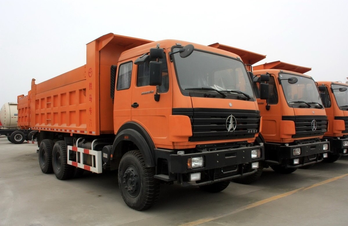 Beiben 6x4 Tipper Utilizado camião Euro 3 Weichai Motor 290 HP Utilização de mineração