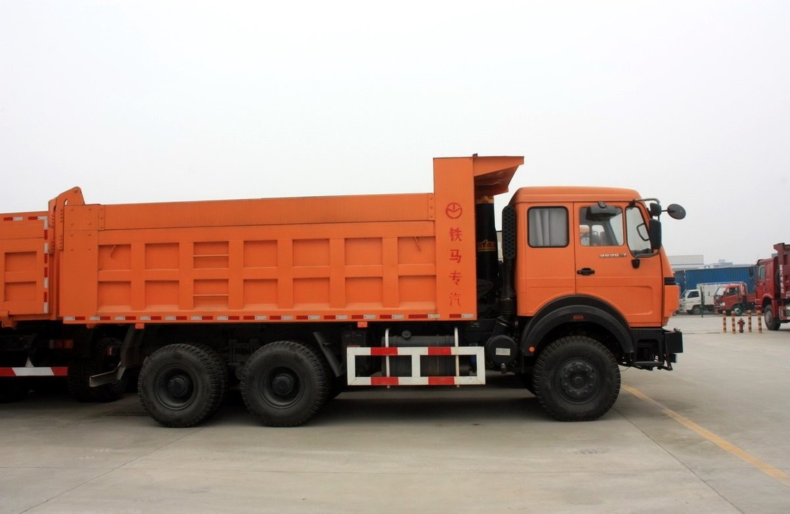 Beiben 6x4 Tipper Utilizado camião Euro 3 Weichai Motor 290 HP Utilização de mineração