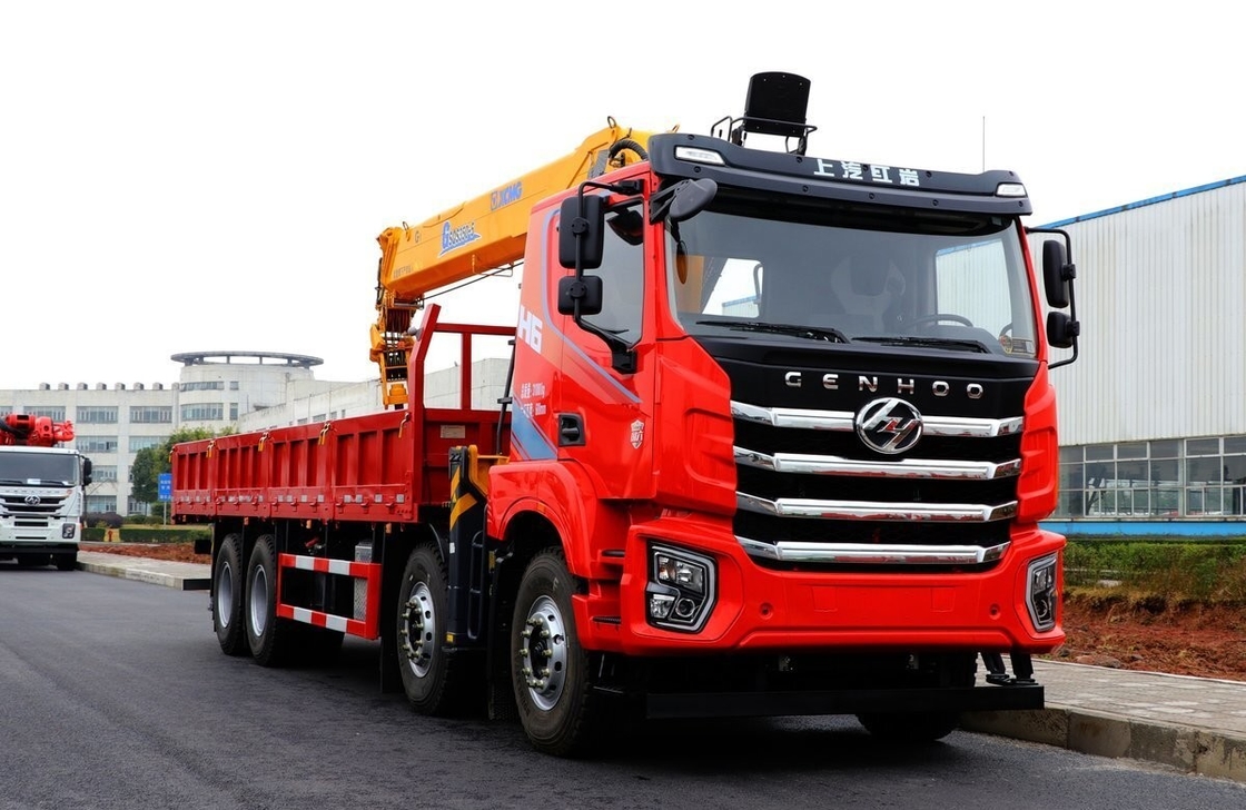 8*4 Modelo de condução Carrinho de propriedade pré-crane Hongyan montado 350hp Euro 6