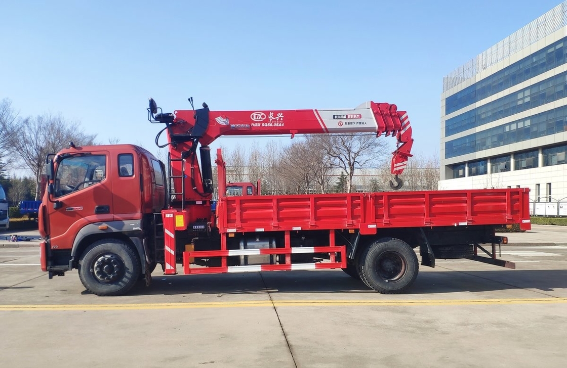 Foton Caminhão montado guindaste 4 * 2 modo de direção 9 toneladas cabina única 220hp Direção esquerda
