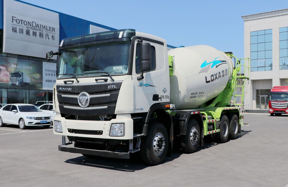 Caminhões Concreto 7,7 Cubico Foton GTL 8*4 Mixer Caminhão LOXA Cisterna Novo
