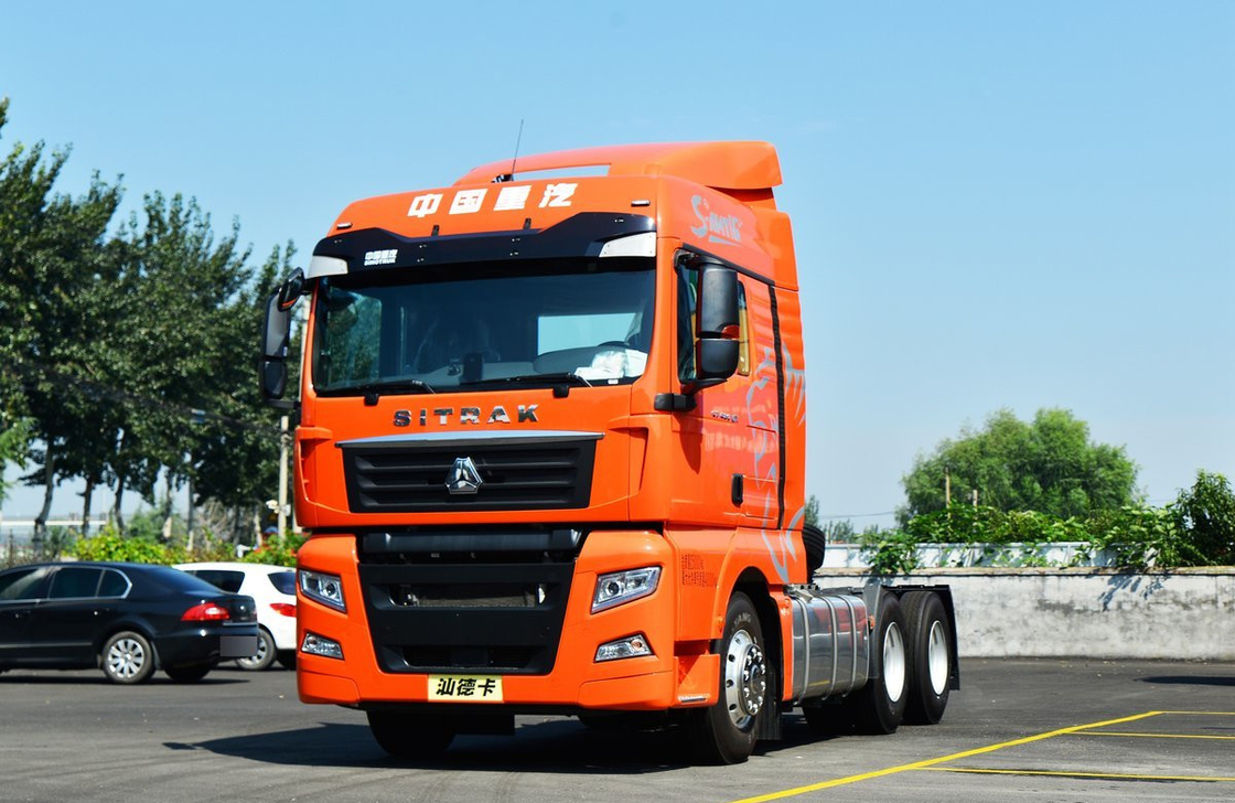 Camião-trator 6*4 Sinotruck SITRAK G7 Alto teto 480hp AMT Primavera de folha