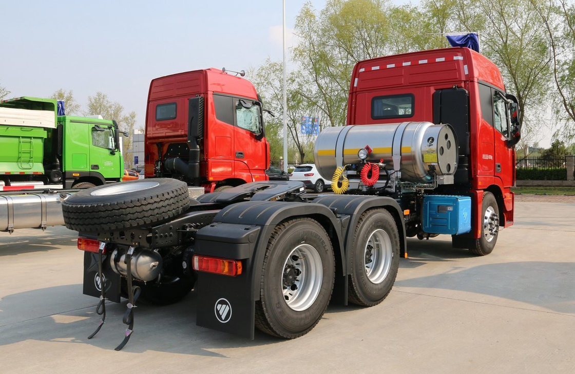 Motor de GNL Foton EST 460hp Rapido 12 marchas puxando 40 toneladas