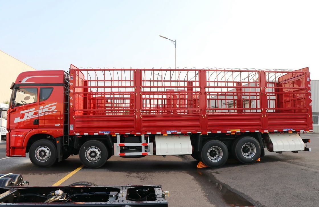 Caminhões de carga usados para venda na China Jiefang CNG 460hp Heavy Duty Single and Half Cab