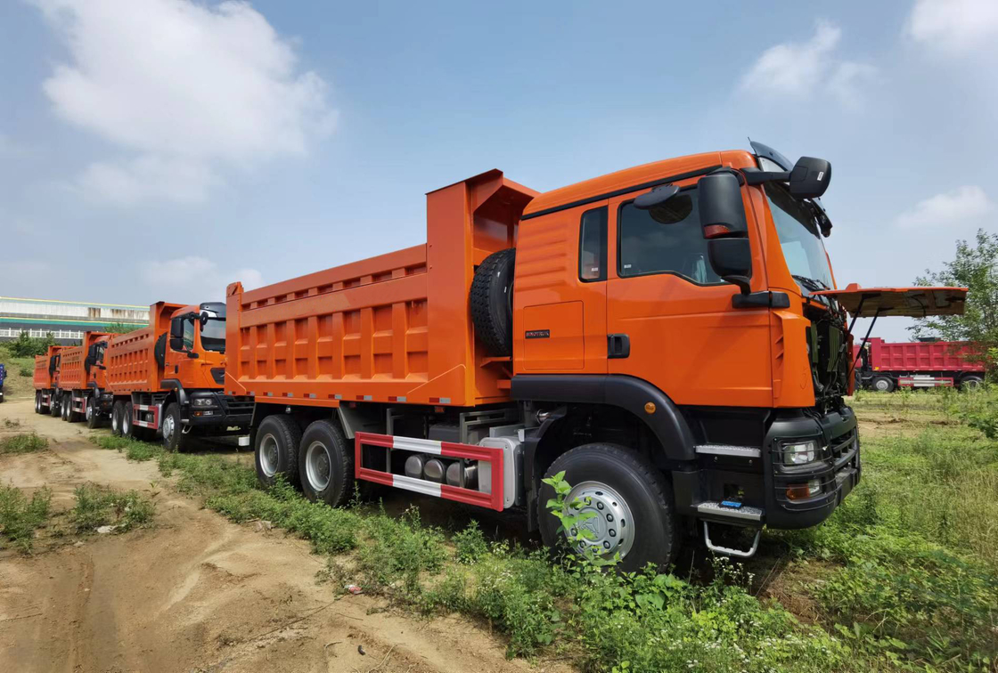 Howo Truck Euro 5 Howo 6*4 TX 336hp Novo Lado da frente Elevação hidráulica 10 pneus