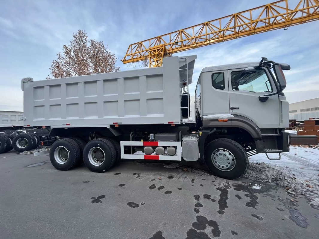 Camiões usados de carregamento diesel Howo 6*4 Dumper 380hp Weichai Hohan Modelo 20-40 toneladas Carregamento Euro 3