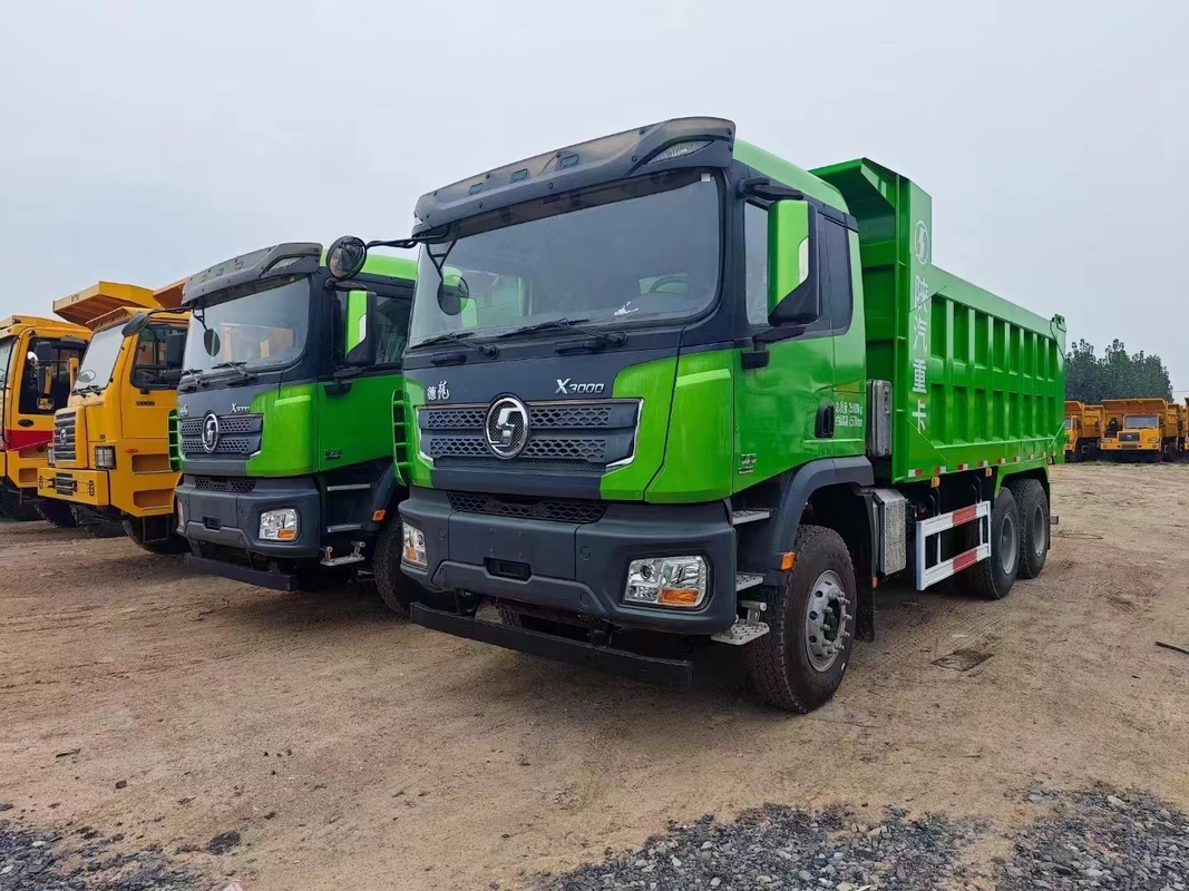 Caminhão de deslizamento de 40t Usado Shacman 6×4 X3000 Dumper Heavy Duty 375hp Weichai 2021 Ano