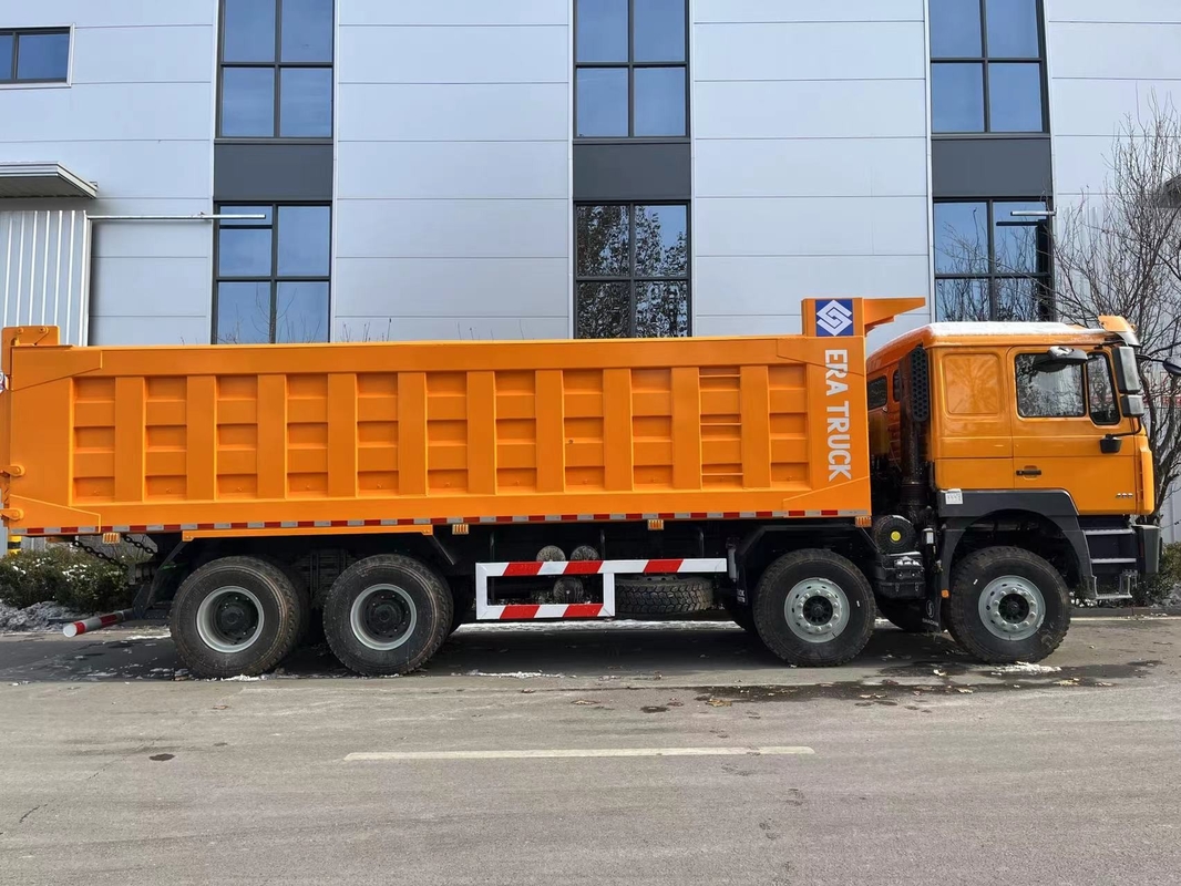 Camiões usados em boas condições Shacman 400hp 8*4 F3000 camião de descarga 12 pneus cabine padrão